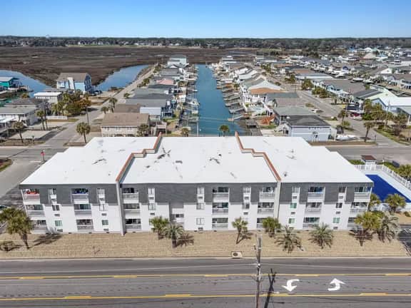 Ocean & Inlet Views | Cherry Grove Condo