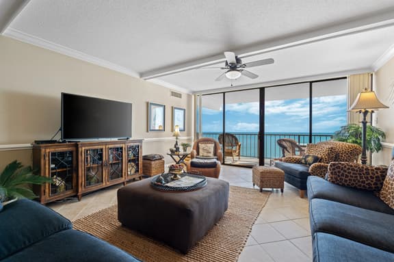 Upscale Oceanfront 3BR Condo • 14th Floor • Golf Course Views